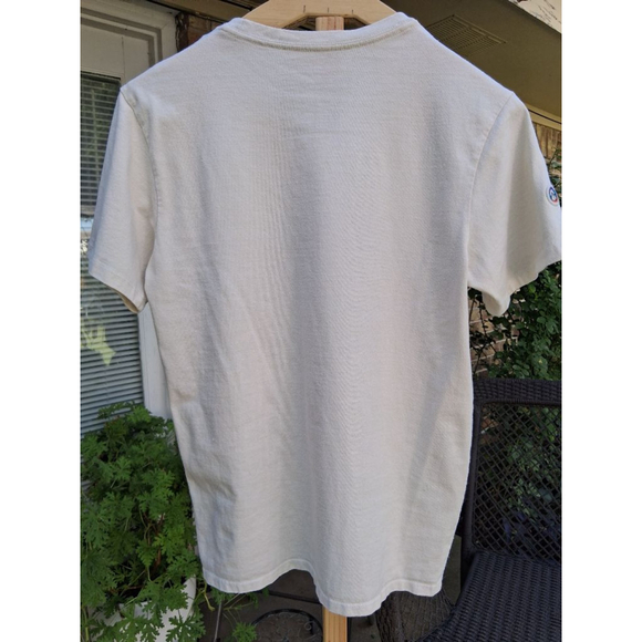 Patagonia Beige Fitz Roy Icon Responsibili Te-Shirt Sz. S MEN'S Unisex - Picture 4 of 7